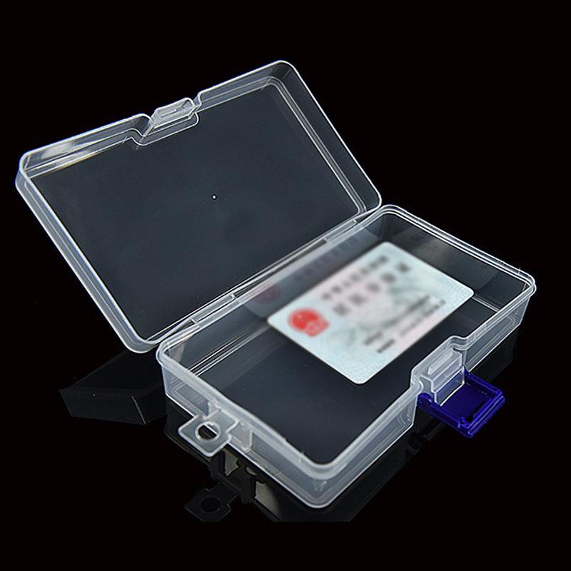 Jewelry Transparent Craft Beads Rectangle Plastic Clear Case Storage Box Collection Organizer Display Portable Hot Useful