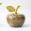 Resin Crystal Apple Figurine For Home Office Decor Gift For Teens Collectors