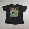 Chainsaw Man Shirt Mens 2XL Black Anime Manga Denji Graphic Tee T-Shirt