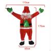 LED Santa Claus Christmas Decoration Hanging Light Statue Ornament for