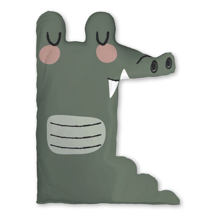 Coussin déco déhoussable réversible gamme "Minots" 100% Coton - Ali