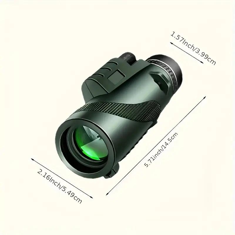 20x50 HD Dual-Use Monocular Telescope for Day/Night Outdoor Photography