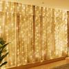300 LED-lysgardin 3 MX 3 M USB-lysgardin med 8 moduser fjernkontroll Justerbar lysstyrke Soveromsvindu Innendørs Utendørs