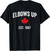 Elbows Up Canada Est 1867 Proud Canadian Strong Canada T-Shirt