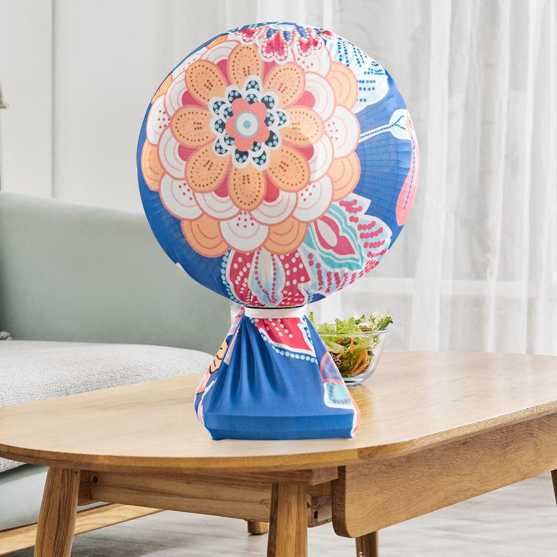 Household Electric Fan Covers Nordic Elasticity Round Table  Dust-proof Cover Safety Storage Protection All-inclusive Cases