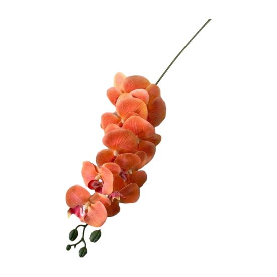 Faux Orchid Stems 39 Inch Artificial Phalaenopsis Flowers with 9 Heads Full Blooms for Valentine's Day Home Office Wedding Party Decor