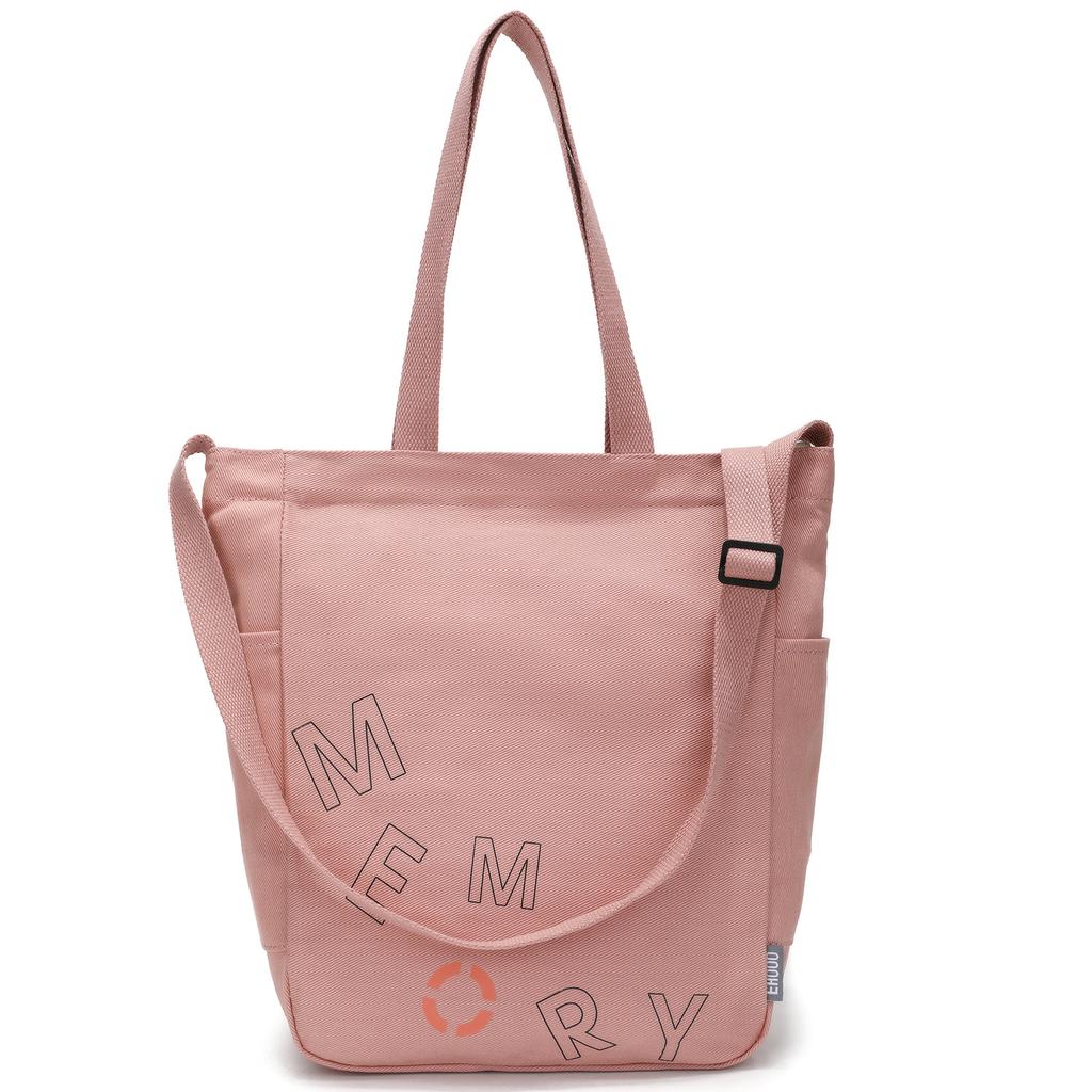 Spring Bag Canvas Bag Retro Washed Cloth Bag Bucket Bag Large Capacity Shoulder Bag