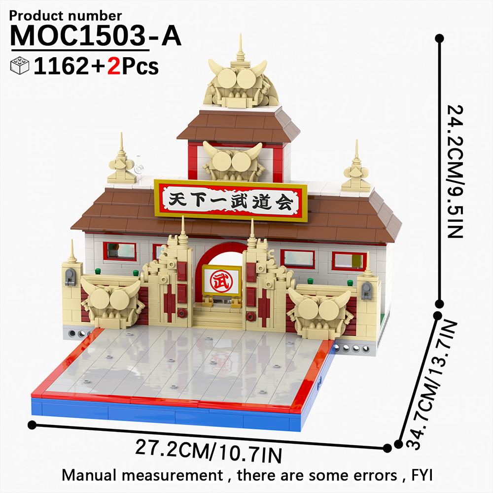 MOOXI Anime Series MOC Bricks BrickHeaded Figure Loong DIY Adult Building Blocks Set Model Kids Education Toys For Children Gift