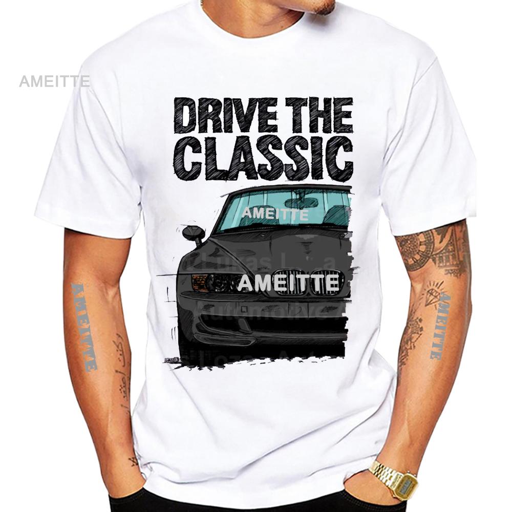 Neues Sommer Unisex Kurzarm Fahren Das Klassische Z3 M Sportwagen T-Shirt Weißes T-Shirt Coole Lässige Jungen T-Shirts Weiße Oberteile