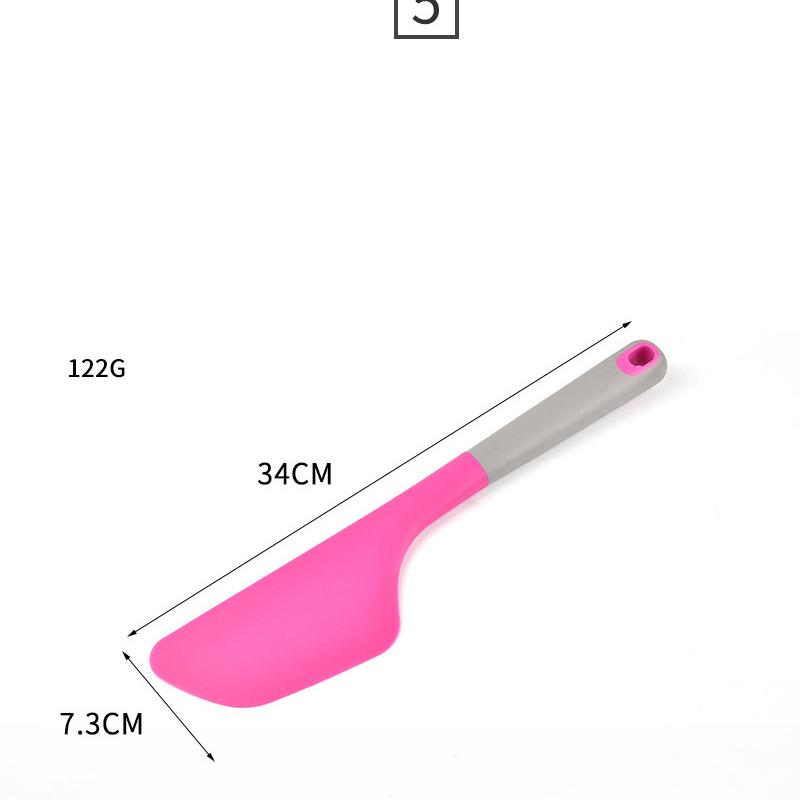 Silicone Extra Large Cream Baking Scraper 34Cm Non-Stick Butter Spatula Smoother Spreader Heat Resistant Cookie Pastry Scraper