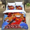 New NEON GENESIS EVANGELION Anime Quilt Covers Bedding Dormitory Sheets 2/3-piece Bedding Set