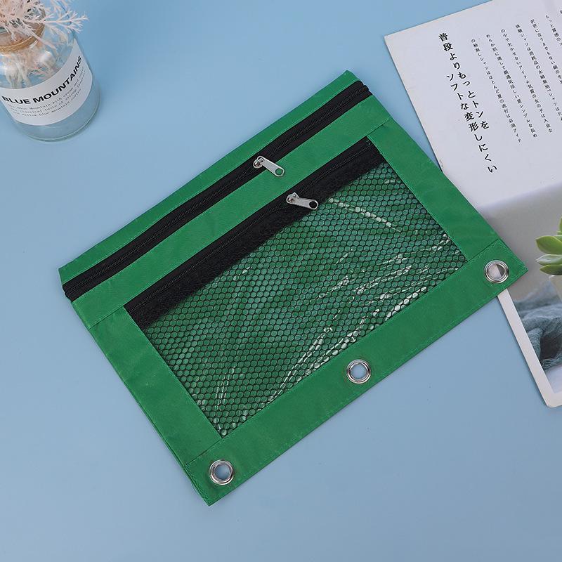 Wasserdichtes Doppelschichtiges Oxford Mäppchen mit Ösenringbuch