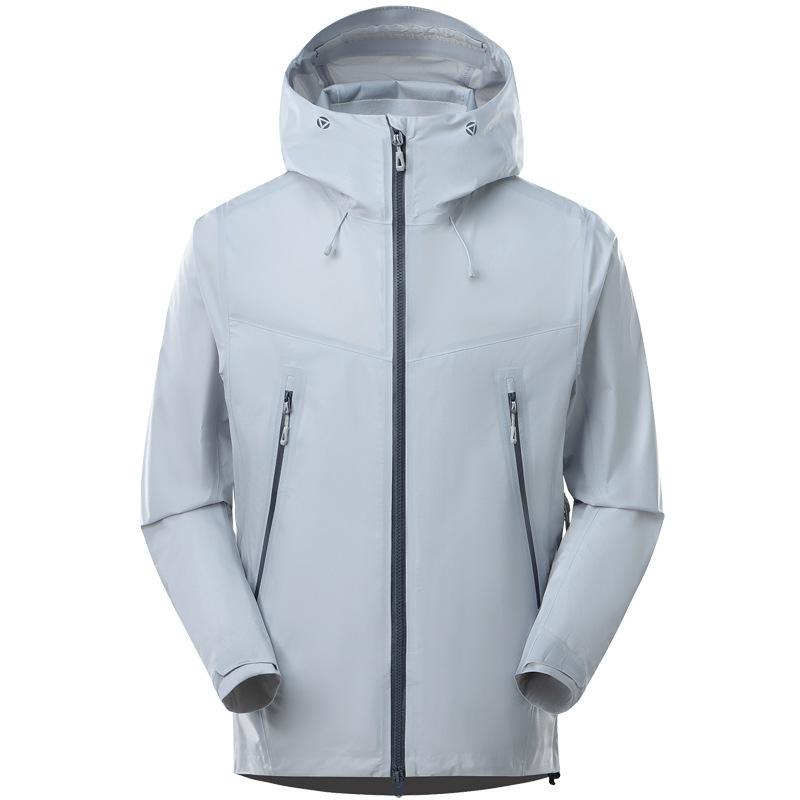 Unisex Lightweight Waterproof Windproof Mountaineering Jacket - Long Sleeve Outerwear XL