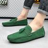 Leather Fashion Walking Shoes Men New Arrival Men Lightweight Loafers Handmade Men Casual Outdoor Shoes Mens Slip on Footwear