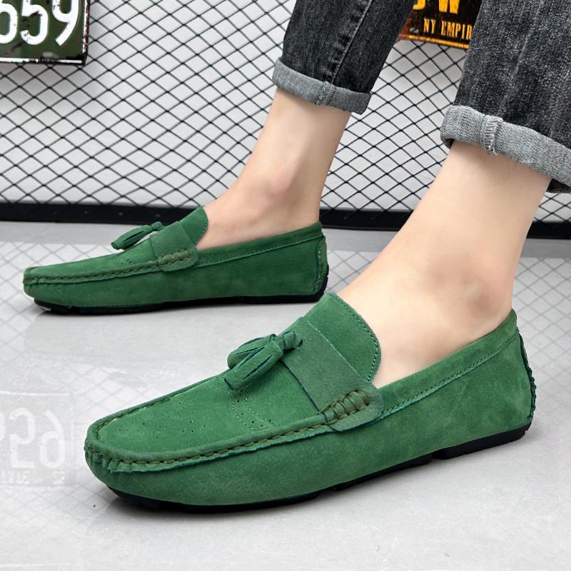 Leather Fashion Walking Shoes Men New Arrival Men Lightweight Loafers Handmade Men Casual Outdoor Shoes Mens Slip on Footwear