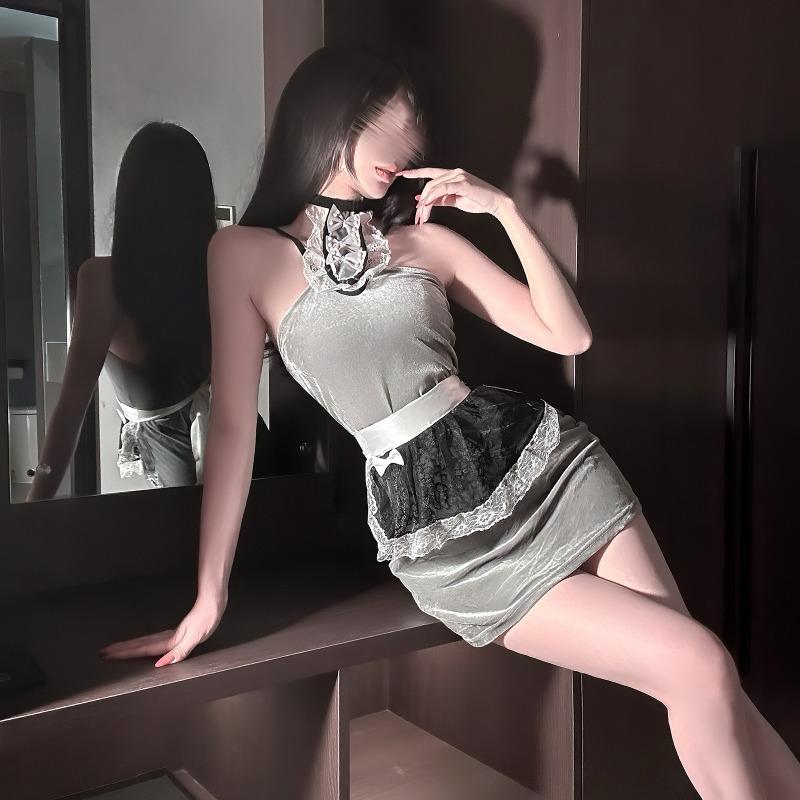 Chaomu Erotic Underwear Sexy Cute Sweet Uniform Maid Free Fast Attack Pure Lust Female Robe Qqny Abstinence