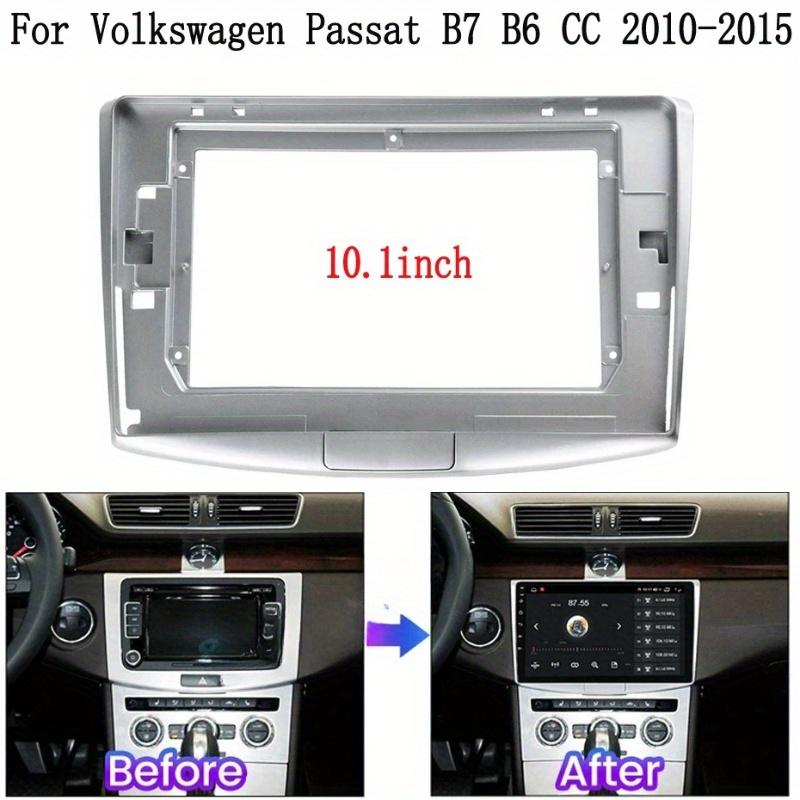 For Volkswagen Passat B6 B7 CC 2010-2015 10 Inch Car Fascia Frame Decorative Panel Mounting Auto Interior Accessories