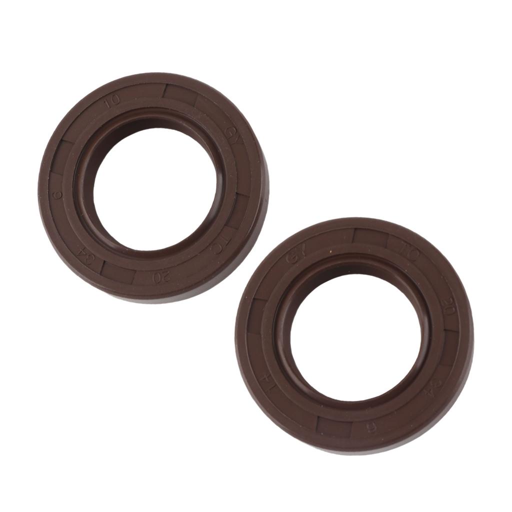 2PCS Propeller Shaft Oil Seals 93101 20M07 Boat Motor Outboard Drive Shaft Oil Seals for 2 Stroke 30HP Boat Engine