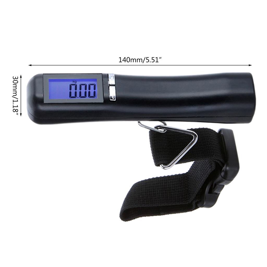 Digital Handheld Luggage Scale Baggage Scale Travel Weight Scale 40kg/10g 4 Unit