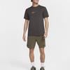 Nike Men's Grey Crew Neck Quick-Dry Short Sleeve T-Shirt