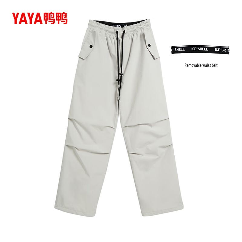 

YAYA 2025 Couple s High-Waist Down Cargo Pants L