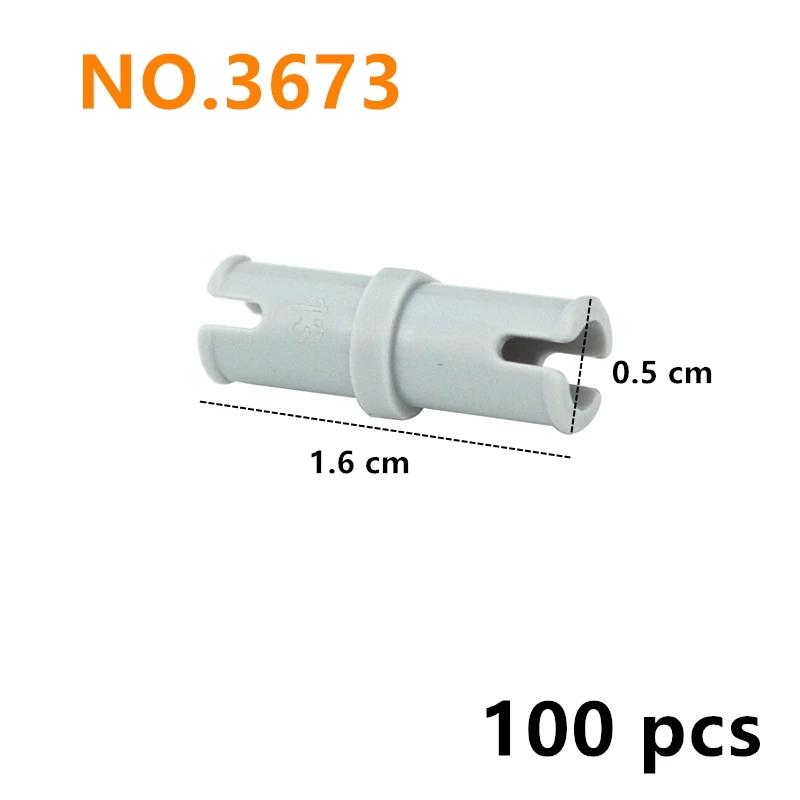 Bulk Technical Connector Pin Peg Cross Axle Building Blocks Parts Compatible with 2780 3673 6558 6562 MOC Bricks Toys