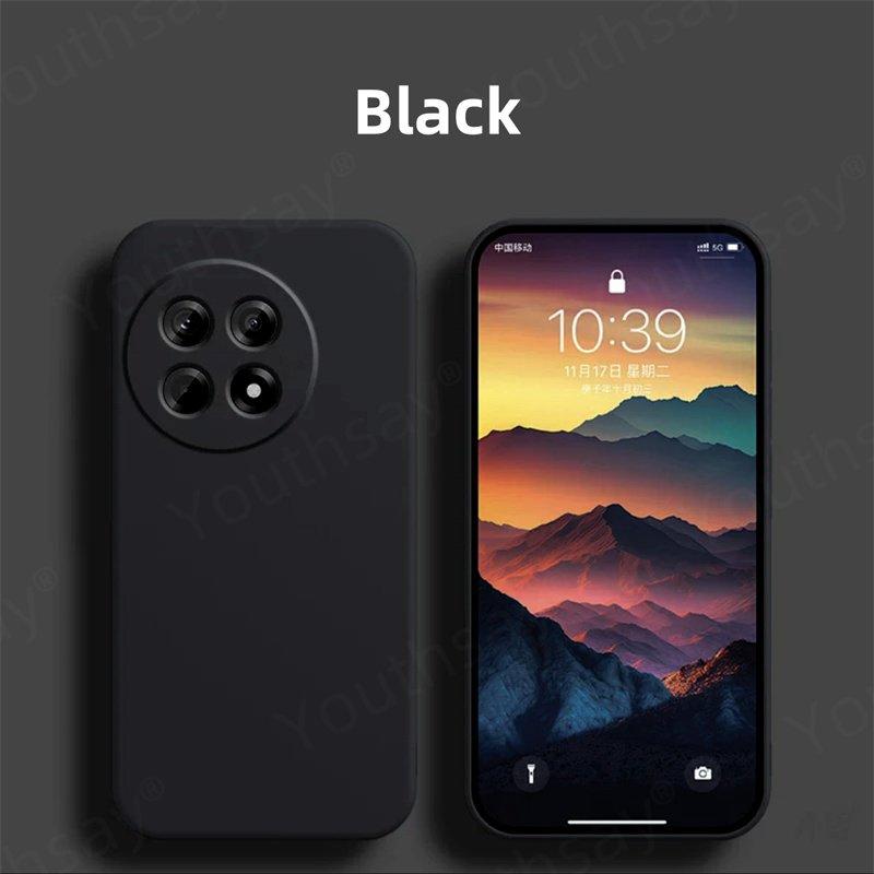 

Для Oneplus 13R жидкий силиконовый чехол Oneplus 13R чехол Fundas Coque мягкий TPU защитный чехол для камеры телефона Oneplus 13R For Oneplus 13R синий