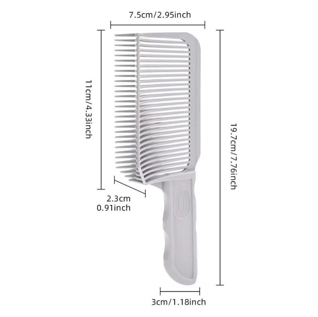 1Pcs Barber Hair Comb Kit Flat Top Hair Cutting Fading Stying Fade Comb Men Fade Brush Salon Hair Tool Accessories