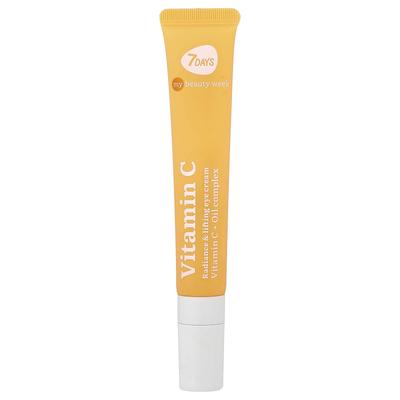 7 Tage Schönheit, Vitamin C, Duale Wirkung Strahlkraft & Lifting Augencreme, 18ml (0.6 fl oz)