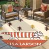 Lisa Larson Cute Round Area Rug,Carpet Rug for Living Room Bedroom Sofa Playroom Decor,Non-slip Floor Mat Q0022
