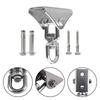 1set Ceiling Hook Set Swing Hook Stainless Steel Rotating Hook Hanging Chair Hanging Bed Fixed Plate Swing Accessories