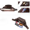 Kuskinn Herreveske Mobiltelefon Midjeveske Ekte Lær Crossbody-veske Multifunksjonell Sportslig og Casual Crossbody Brystveske