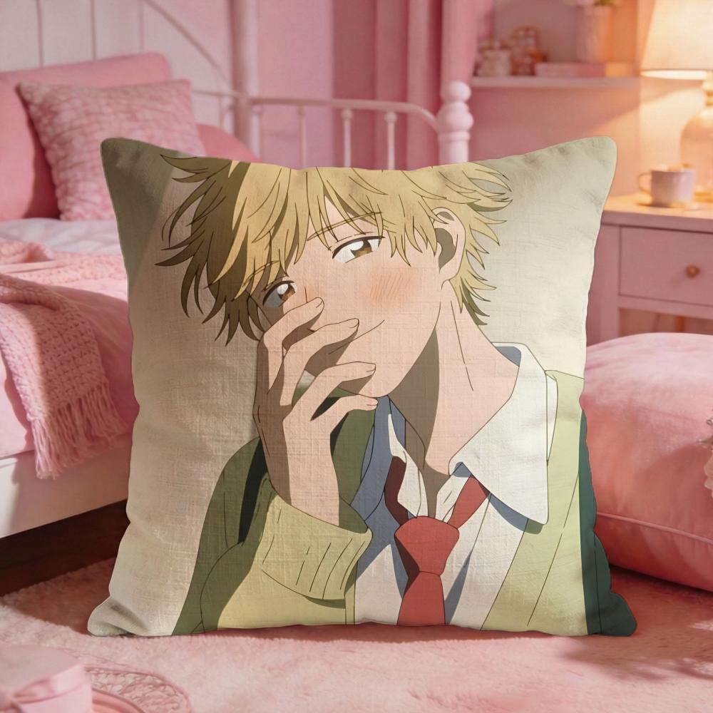 Skip And LLoafers Anime Cushion Cover Premium Comfort Reversible Pillow Cove Two In One Design For Any Room Car Interior