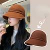 Duck Billed Hat Women's Autumn Face Revealing Equestrian Hat Japanese Style Travel Casual Versatile Fisherman Hat