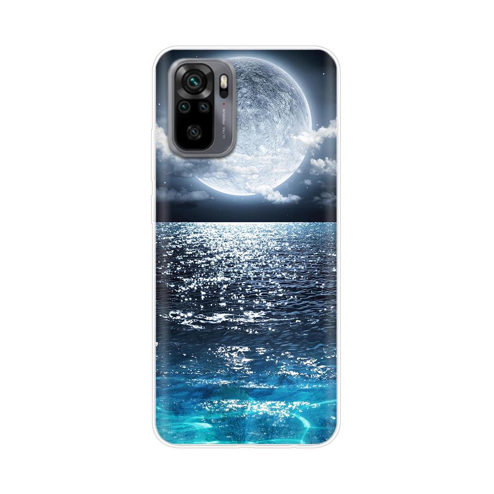 Silikon Blumen Handyhülle Für Xiaomi Redmi Note 10 Hülle 6.43'' Schöne TPU Rückseite Für Xiomi Redmi Note10 Pro Bumper Hüllen