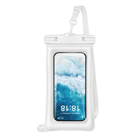 Waterproof Phone Pouch with Detachable Lanyard Transparent Floating Cell Phone Dry Bag Case Protector Beach Kayak Cruise Travel Essentials