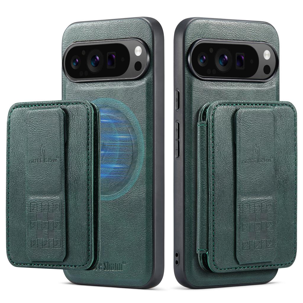 2 in 1 Detachable Cards Solt Wallet Leather Case for Google Pixel 9 Pro XL 8 8A 7 7A Vertical Bag Invisible Bracket RFID Cover