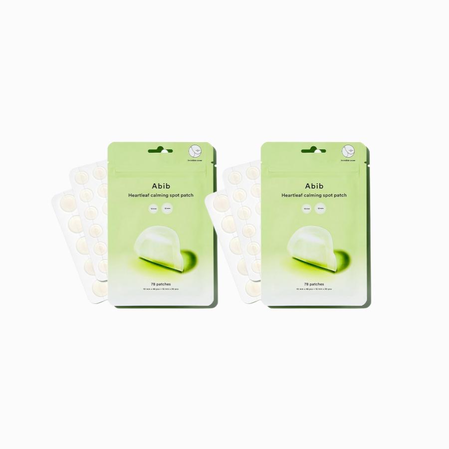 ABIB Heartleaf Calming Spot Patch Set 12mm X 30pcs + 10mm X 48pcs