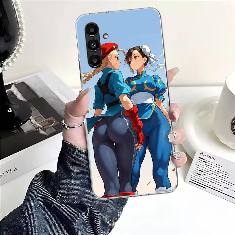 ChunLi S-Street F-FighterS Phone Case For Samsung Galaxy A13 A14 A15 A16 A17 A53 A54 A55 A56 A57 A33 A34 A35 A36 A37 A23 A24 A25
