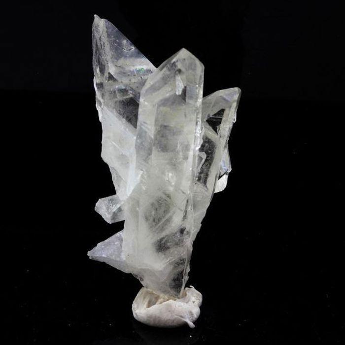 Pierres et Minéraux. Quartz. 48.31 ct. La Gardette Mine, Bourg d'Oisans, Isère, France.
