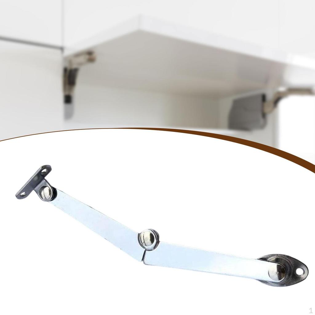 Folding Lid Support Hinges Cabinet Hinge Easy To Install Parts with Mounting Screws