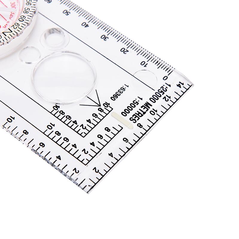 Magnifying Compass Army Scout Hiking Camping Boating Map Reading Orienteering