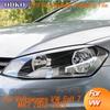 For Volkswagen VW Golf 7 MK7 2012- Car Headlight Tint Black Protective Film Taillight Transparent TPU Sticker Accessories