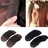 2Pcs Set Fashion Hair Clips Breathable Bangs Mat Bun Maker Velcro Hair Clip Fluffy Sponge Clip for Women Girls Hair Accessories