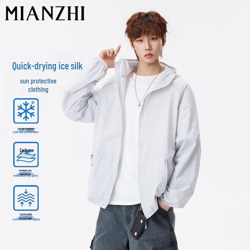 Men s Lightweight Hooded UV Protection Jacket 2XL