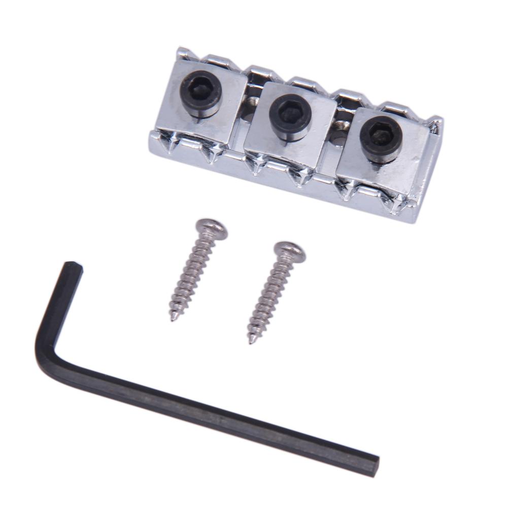 Electric Guitar String Locking Nut 42.5mm Chord Electric Guitar String Locking Nut Fixing Lock Replacement Guitar Accessories
