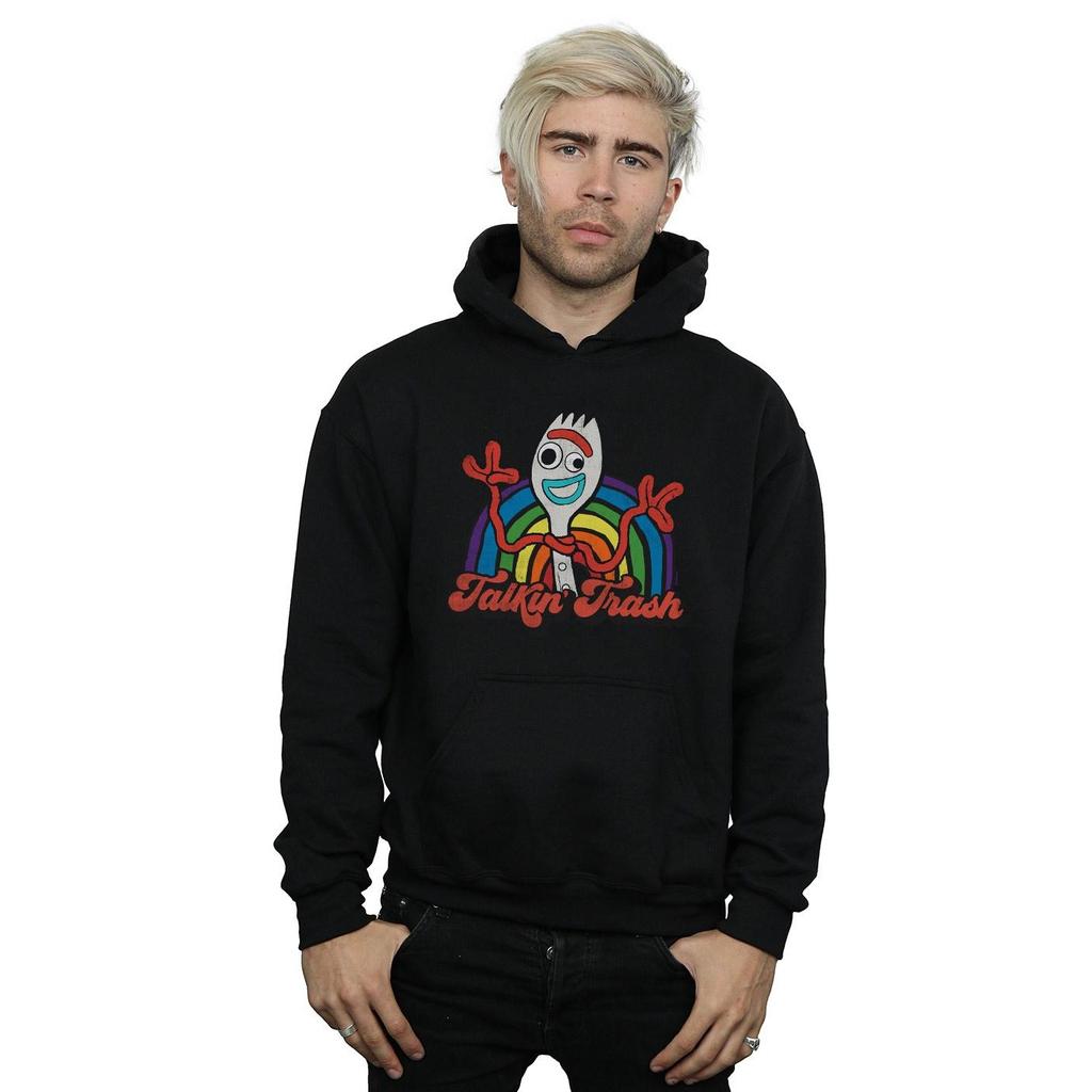 Disney Mens Toy Story 4 Forky Talkin´ Trash Hoodie
