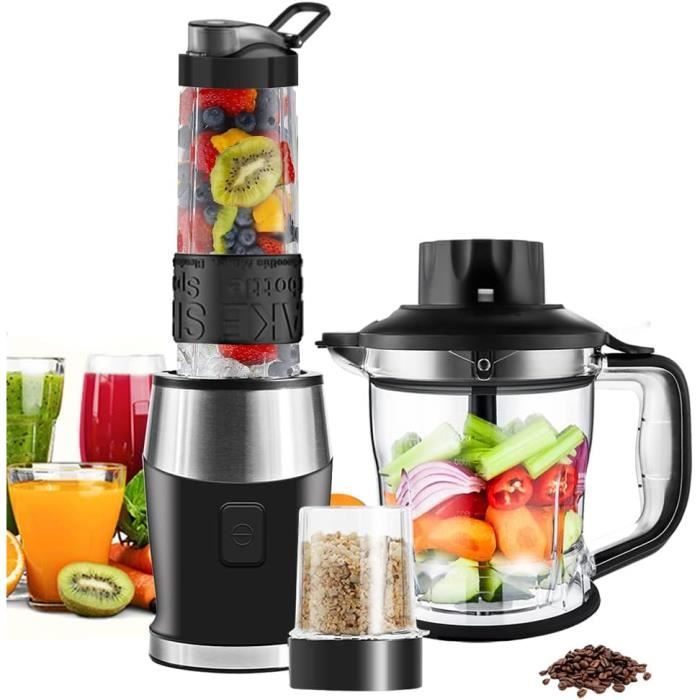 Blender Mixeur 3-en-1 - GENERIC - 700W - 24000 tours/min - 1,2 L - Sans BPA