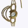 Zinc Alloy Strap Bracelet Watch Gold Ladies Wristwatches New Women Quartz Watch  Gifts