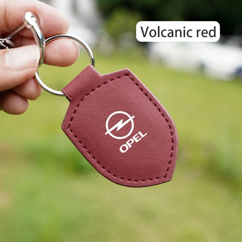 Kožený Klíčenka Kroužek na Klíče Dekorace Příslušenství Pro Opel Astra Insignia Vivaro Corsa Mokka Zafira Vectra OPC Vauxhall Meriv